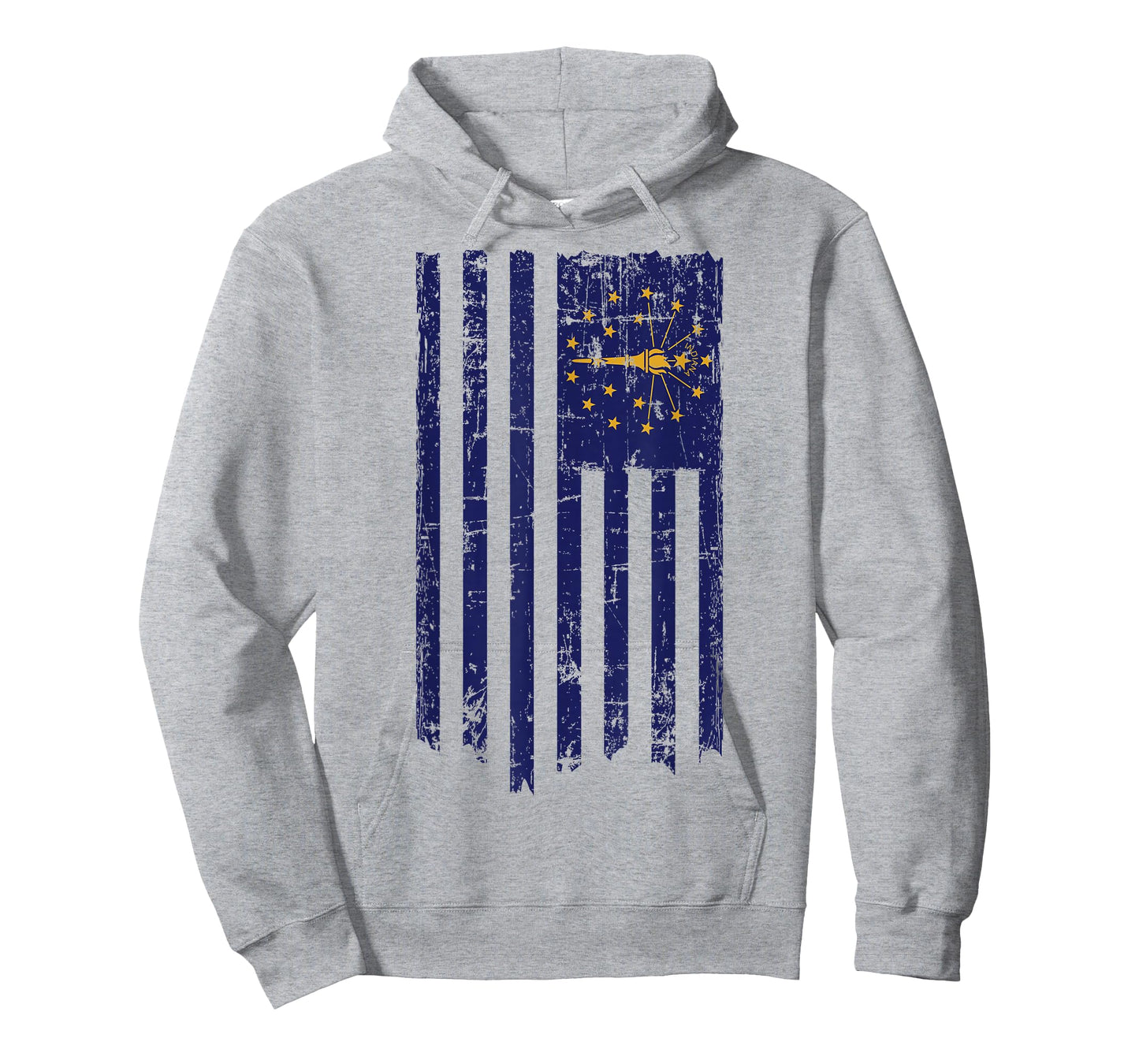 Indiana American Flag T-Shirt T-Shirt