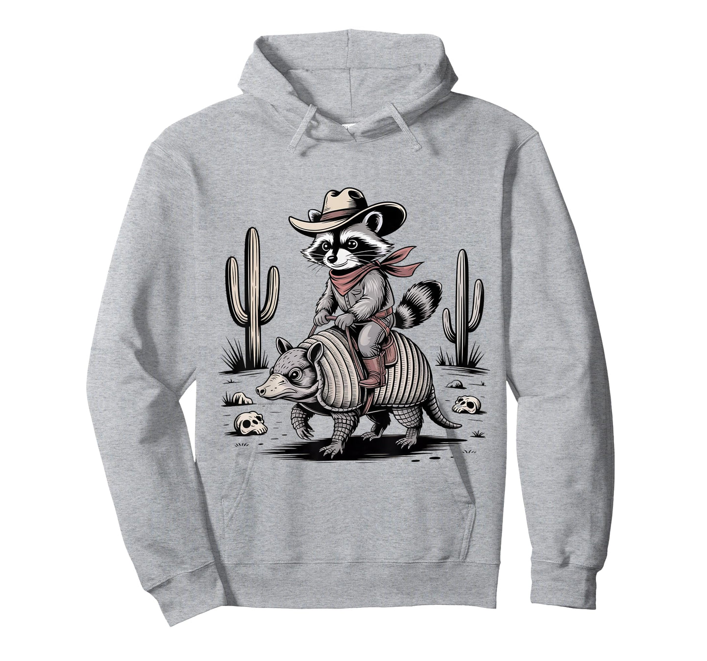 Country Cowboy Raccoon Rodeo Cowgirl Funny Western Texas T-Shirt