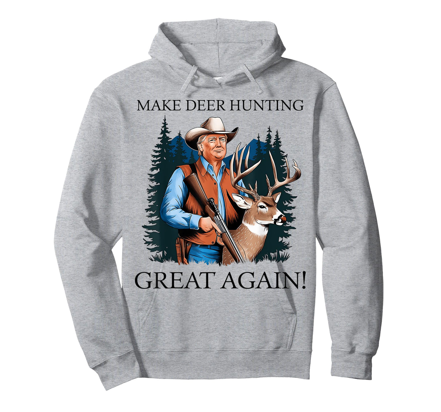 Make Hunting Great Again Deer Duck Hunting Trump 2024 T-Shirt