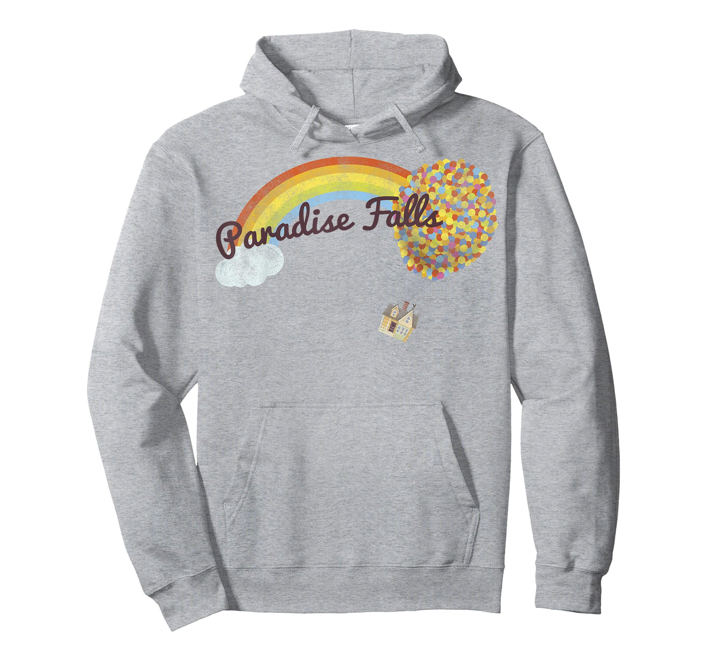 Disney Pixar Up Paradise Falls Rainbow T-Shirt Small