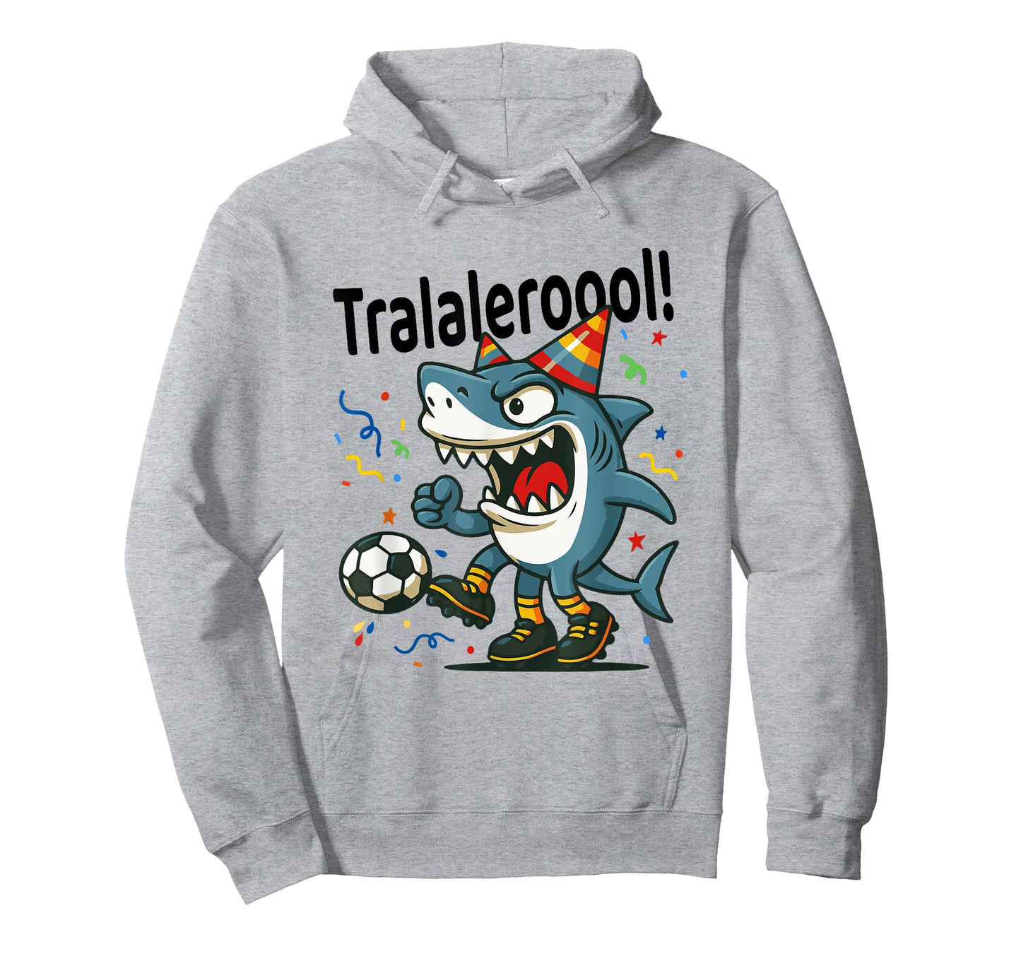 Tralalero Tralala Italian Brainrot Soccer Birthday Meme Boys T-Shirt