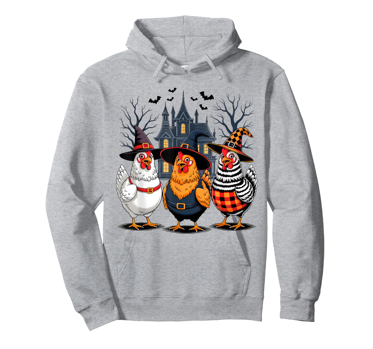 Halloween Chicken Witch Spooky Season For Men Women Farmer T-Shirt