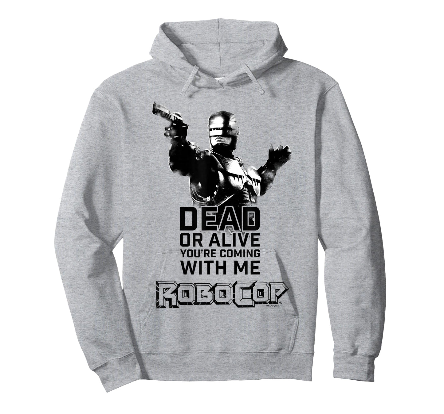 RoboCop Dead Or Alive You're Coming With Me Portrait Logo T-Shirt