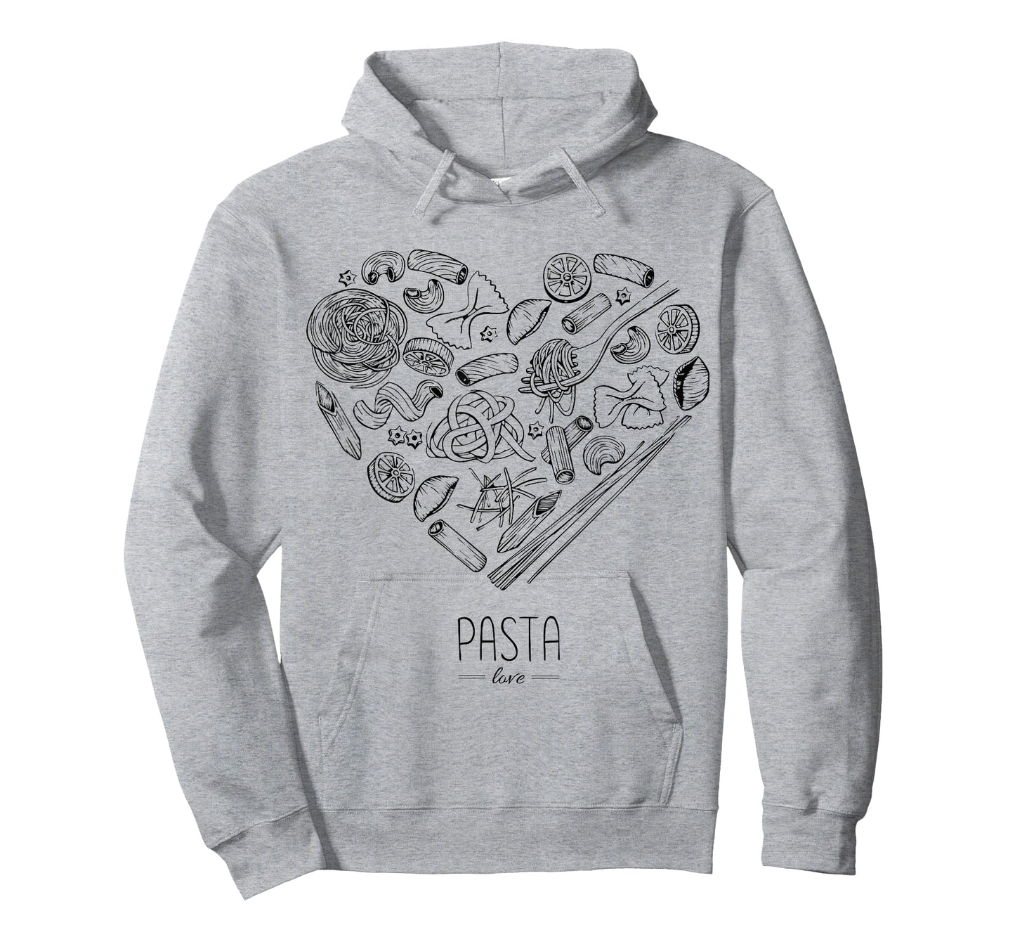 I Love Pasta Italian Pasta Types Varieties T-Shirt