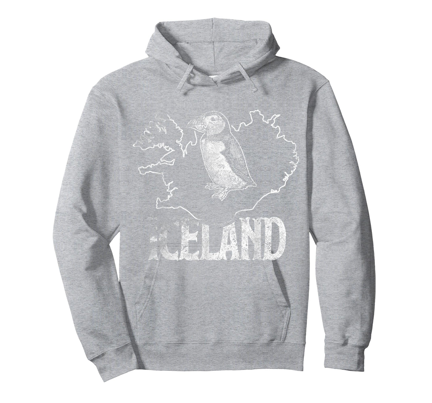 Iceland Map Love Puffins T-Shirt Cute Puffin Gift Kids Tee T-Shirt