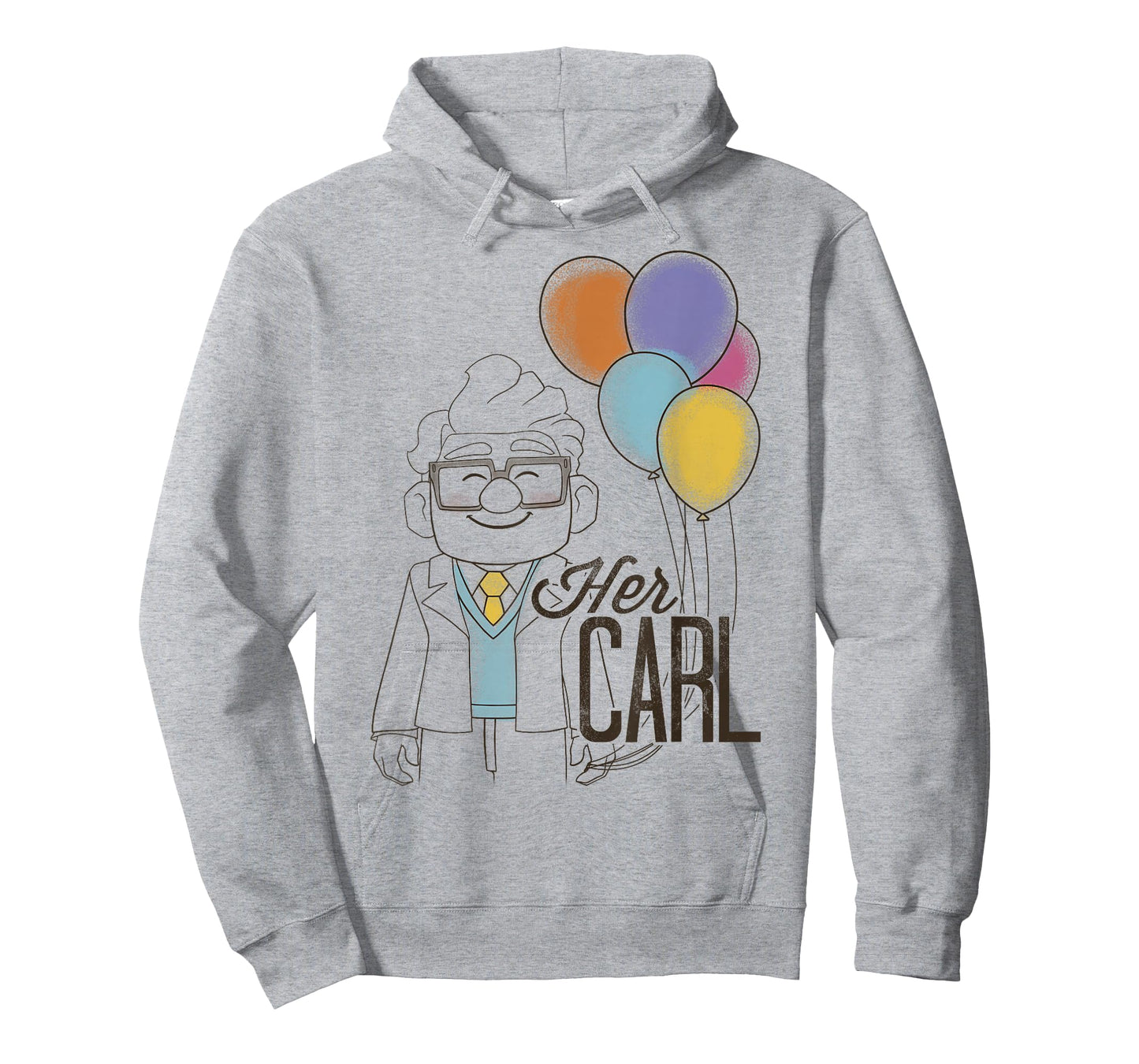 Disney Pixar Up Her Carl Couples T-Shirt Small