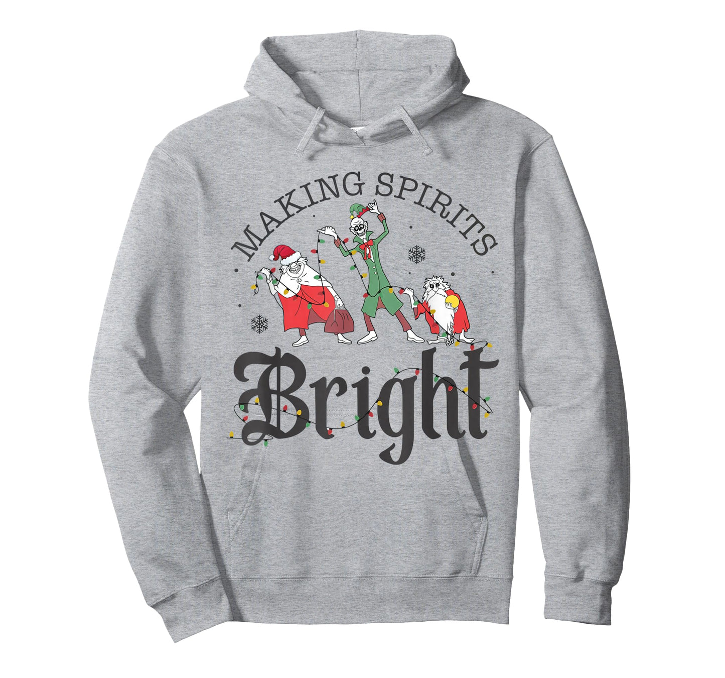 Making Spirits Bright Christmas Haunted Ghosts T-Shirt