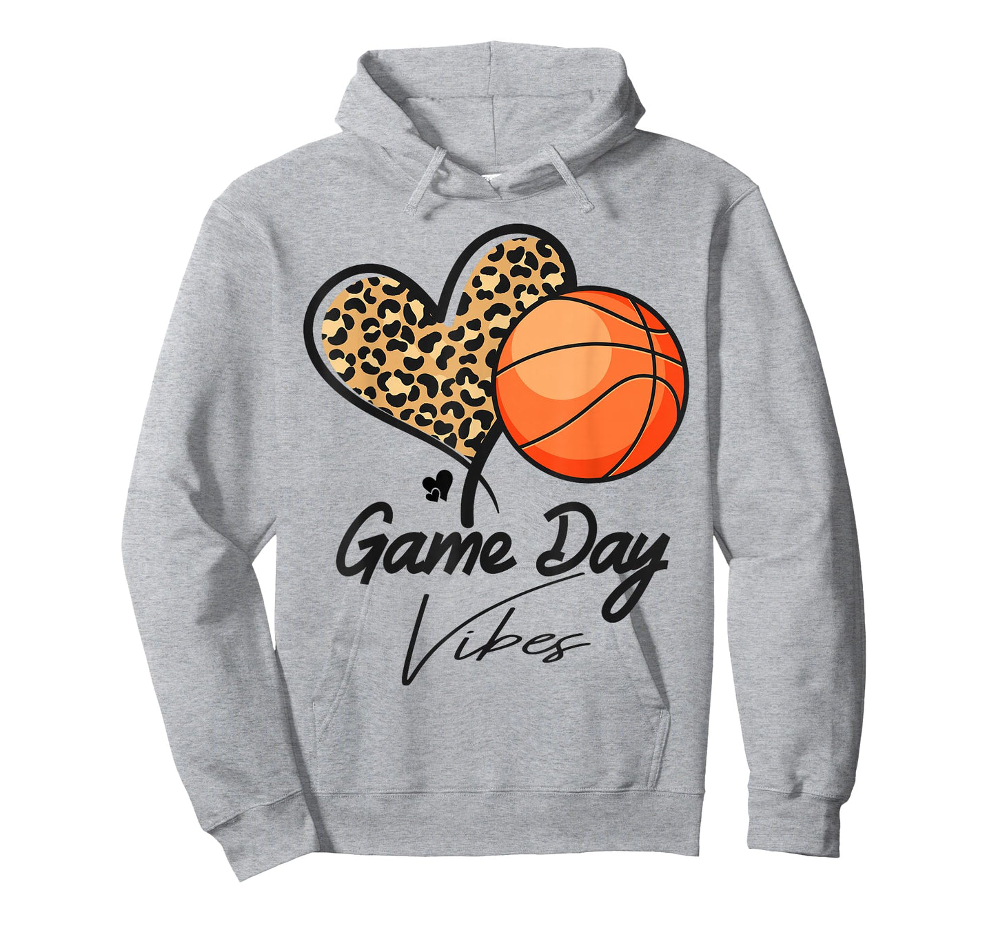 America basketball Game Day Vibes basketball Mom leopard T-Shirt