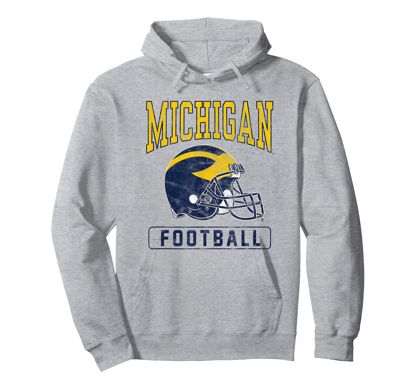 University of Michigan Wolverines U of M Football Helmet T-Shirt
