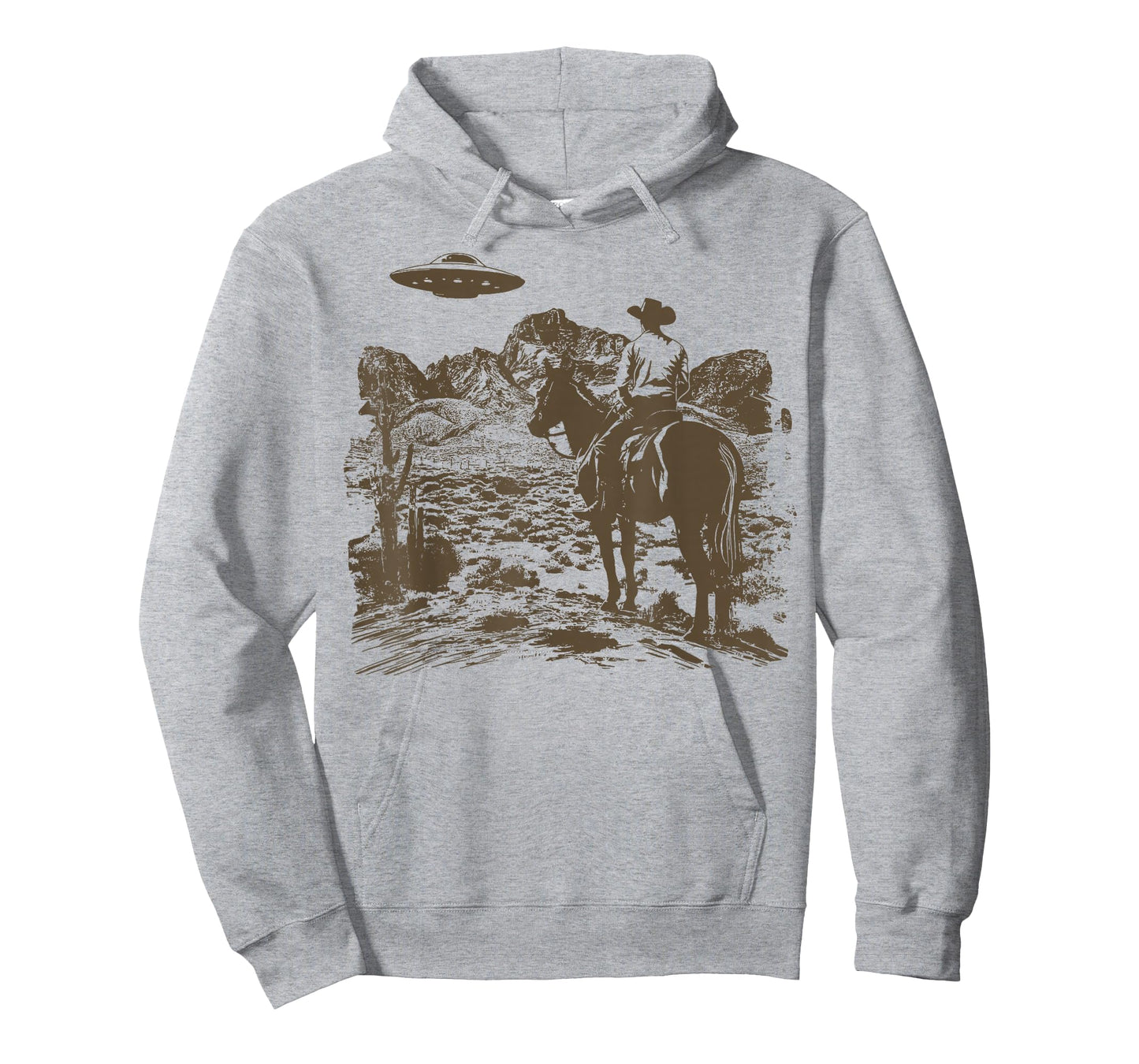 Ufo Western Cowboy T-Shirt