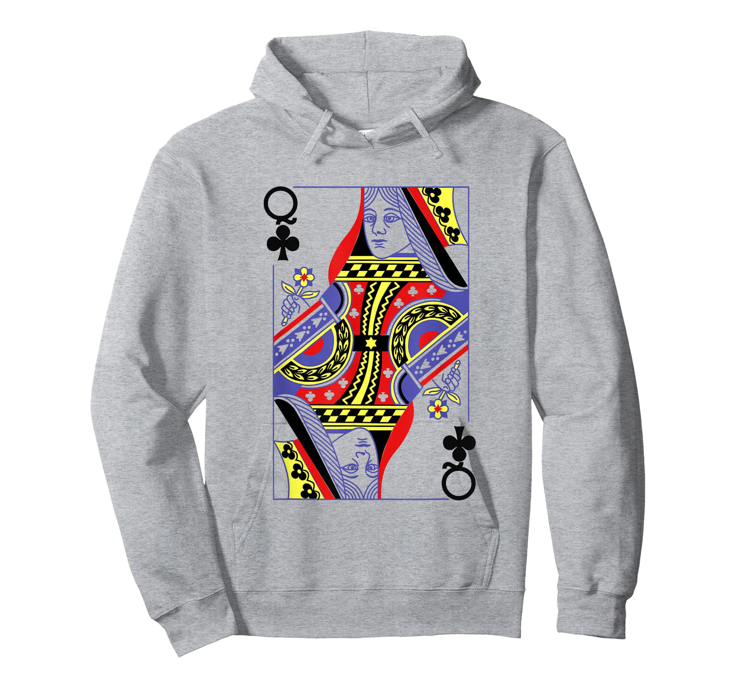Queen Of Clubs Royal Flush Costume Halloween Playing Cards T-Shirt