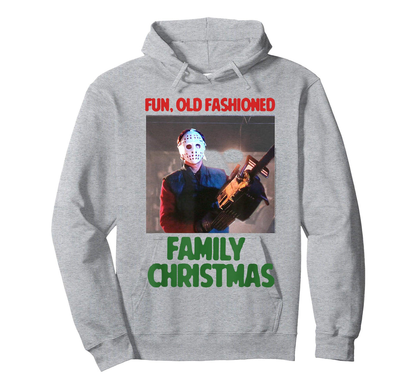 Christmas Vacation Clark with Chainsaw Funny Holiday Movie T-Shirt