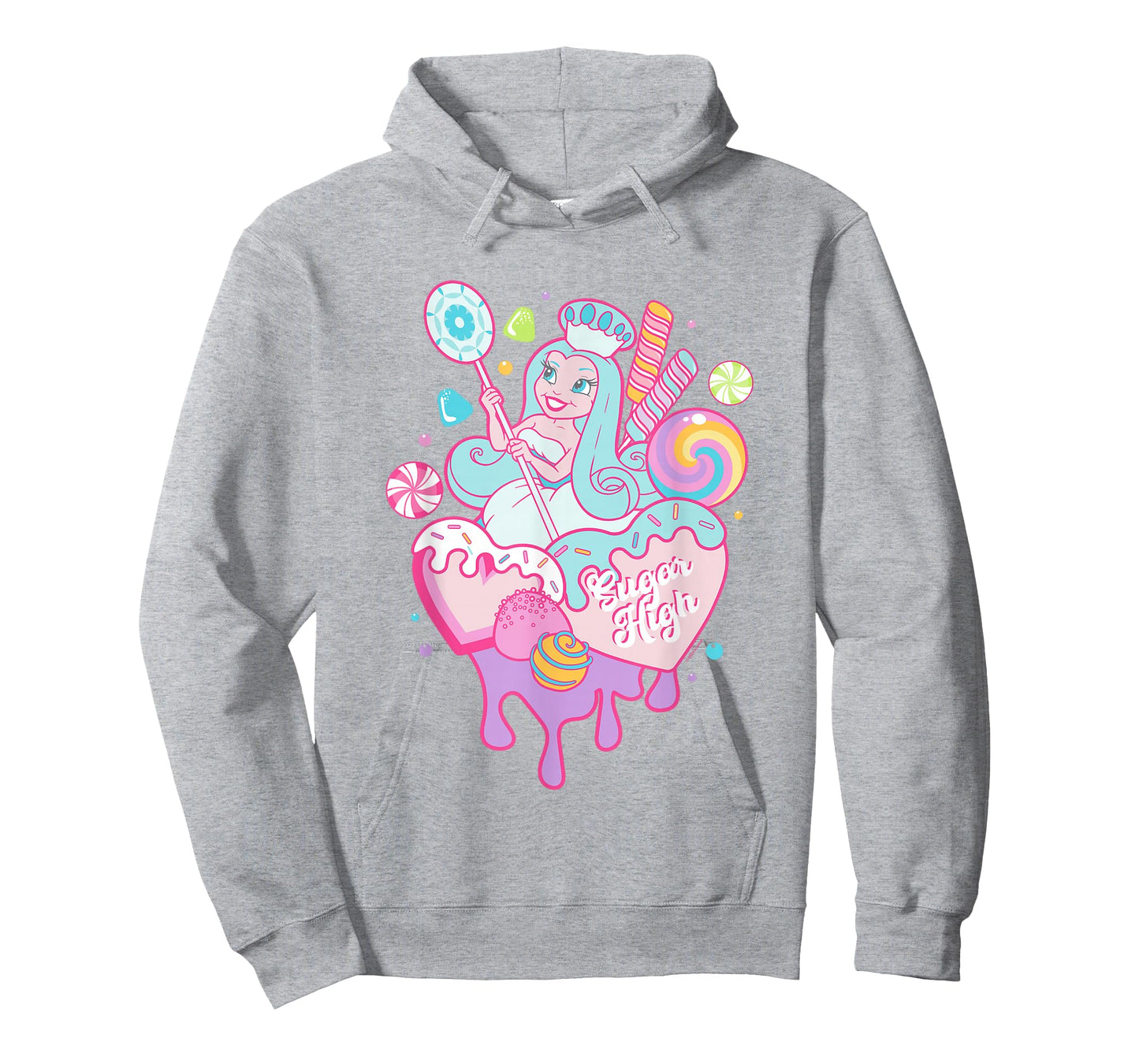 Candy Land Sugar High Cute Frostine Colorful Big Chest Logo T-Shirt