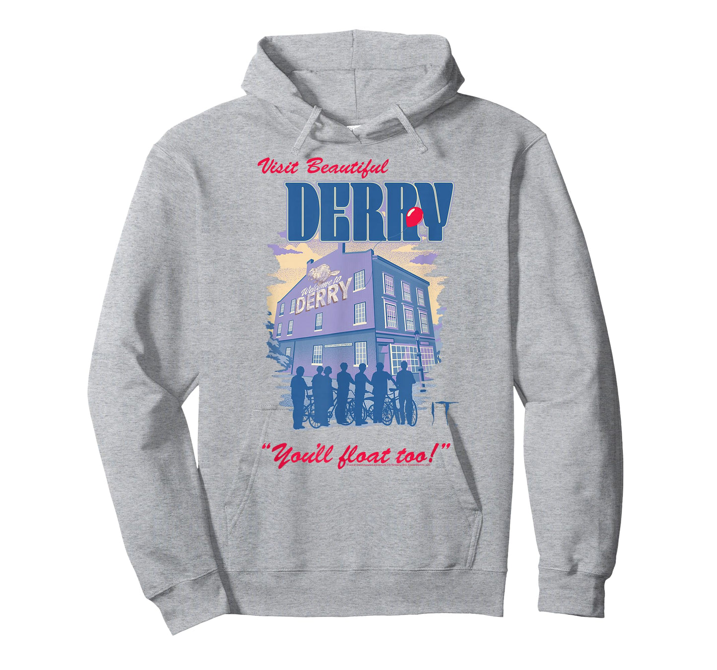 IT Visit Beautiful Derry Travel Souvenir Horror Movie T-Shirt