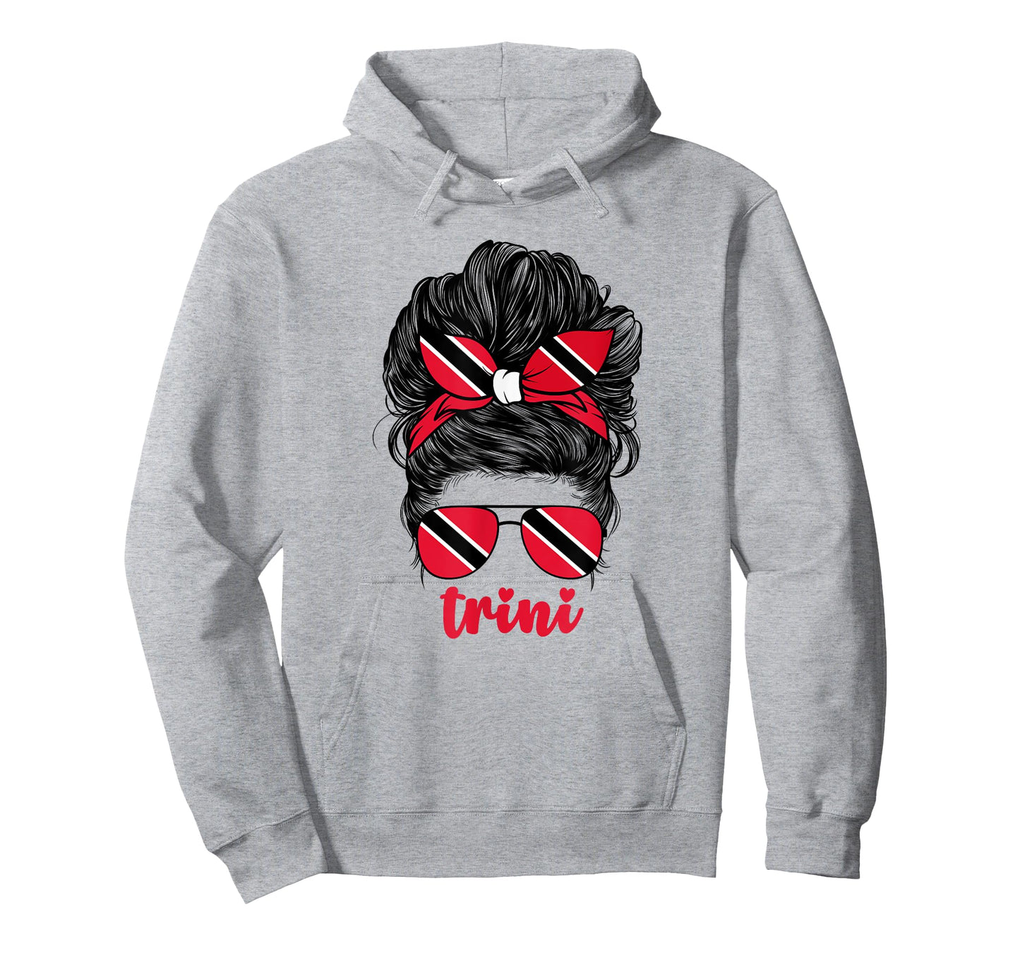 Trinidadian Girl For Women Trini Trinidad and Tobago Flag T-Shirt