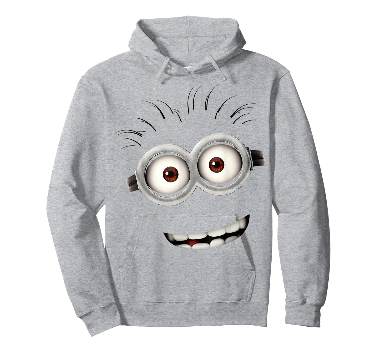 Despicable Me Minions Bob Smiling Face Graphic Short Sleeve T-Shirt