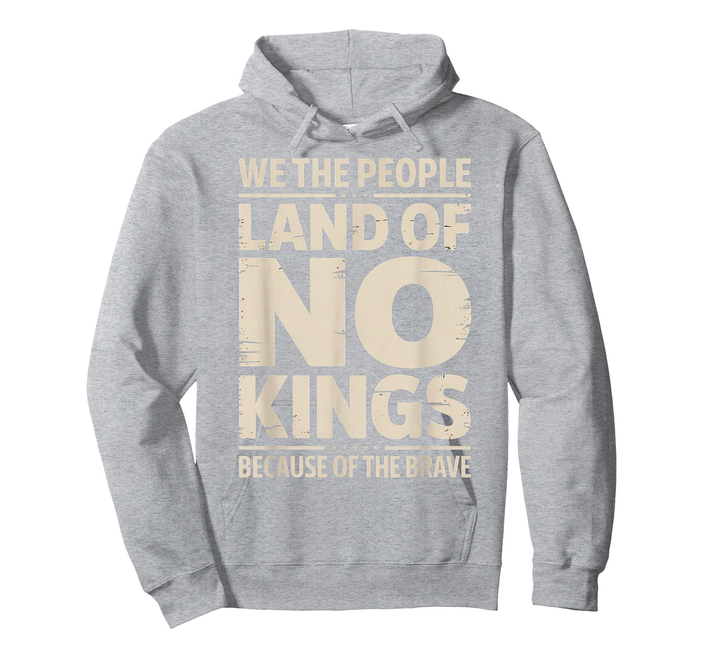 America Vintage No Kings Day Because of The Brave T-Shirt