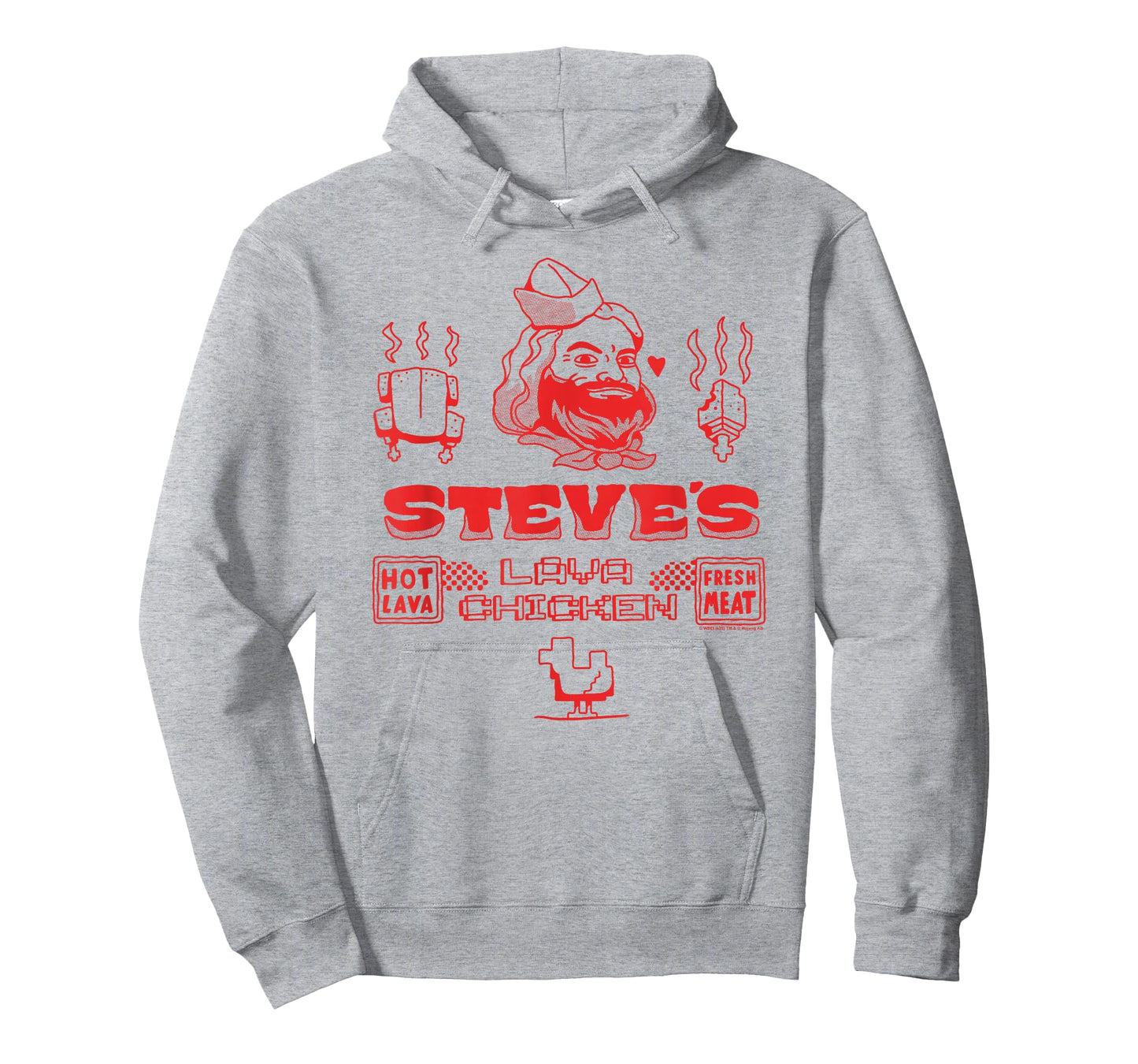 A Minecraft Movie Steve's Lava Chicken Restaurant Logo T-Shirt