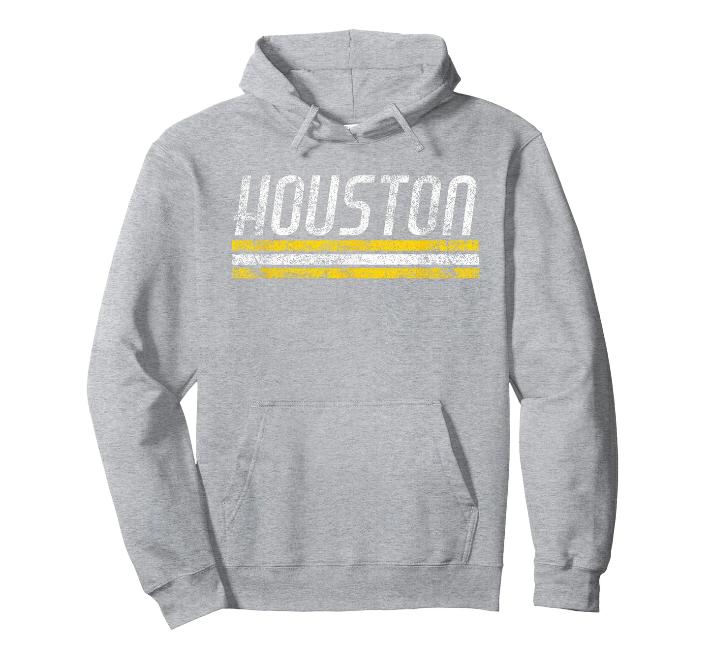 Houston Texas Retro Vintage Weathered Stripe Throwback T-Shirt