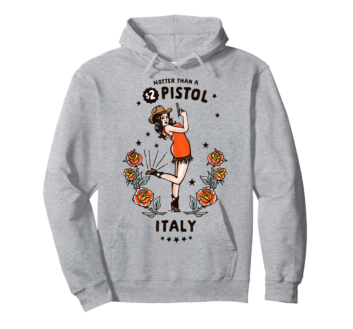 Cute Vintage Italy Cowgirl: Italian Spaghetti Western Cowboy T-Shirt