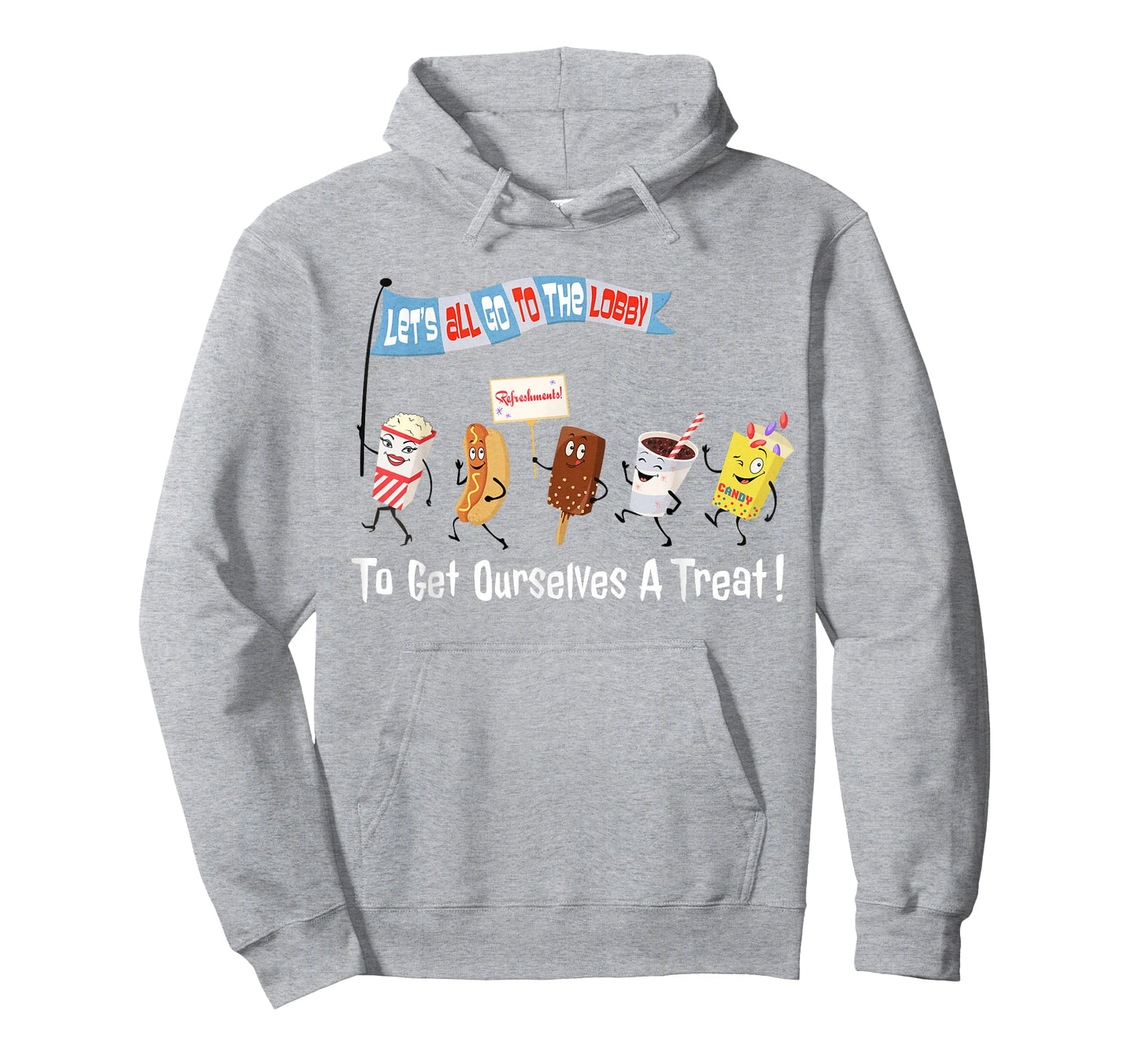 Let’s All Go To The Lobby Treat Retro style tee Movie Funny T-Shirt