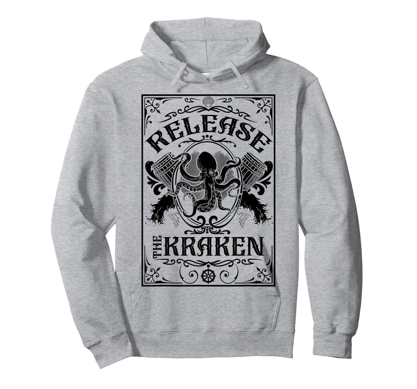 Unleash the Kraken Funny Octopus Design Sea Monster T-Shirt