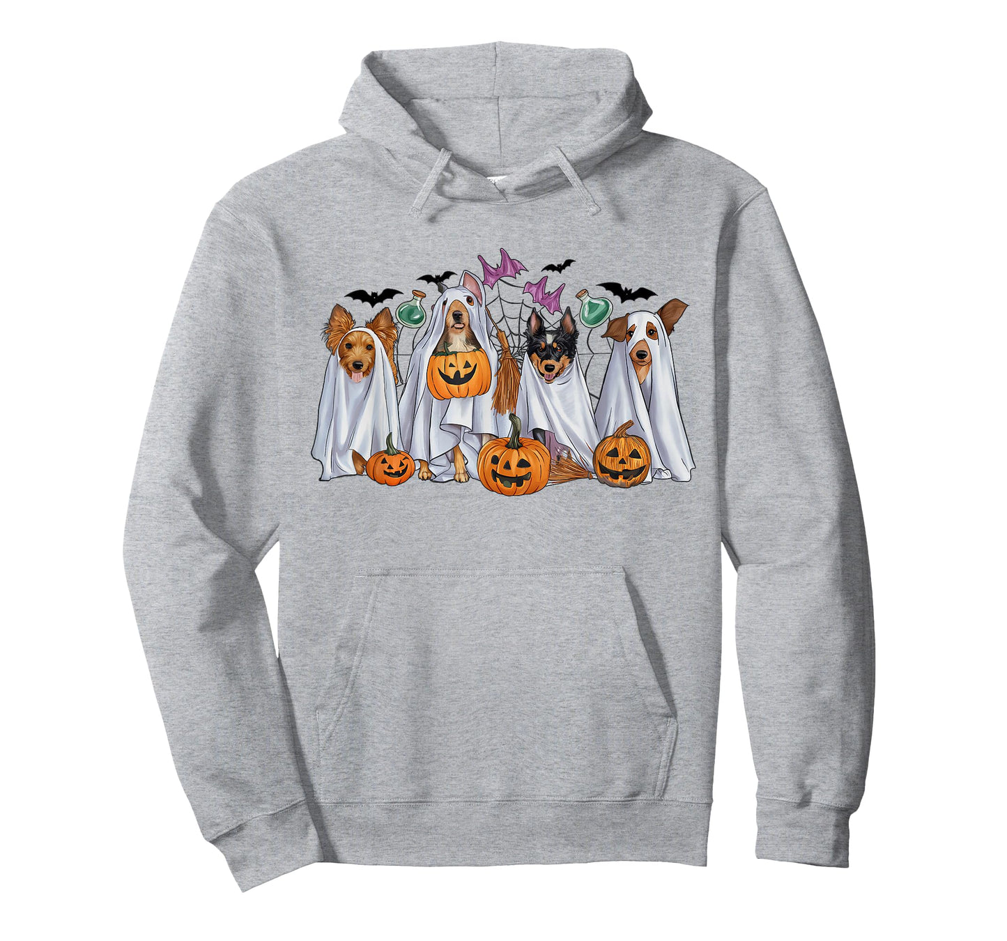 Halloween Boo Dogs Ghost Pumpkins Spooky Dog Lover Outfit T-Shirt