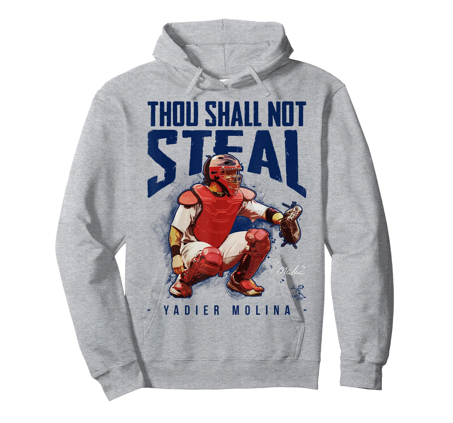Yadier Molina Thou Shall Not Steal T-Shirt - Apparel T-Shirt