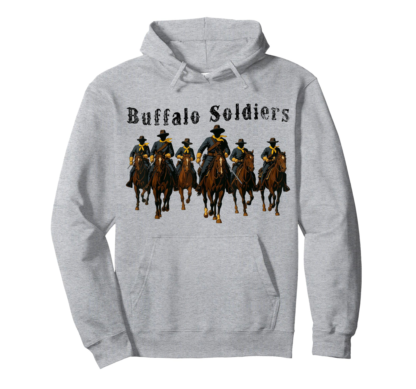 Buffalo Soldiers African American Black Military History T-Shirt