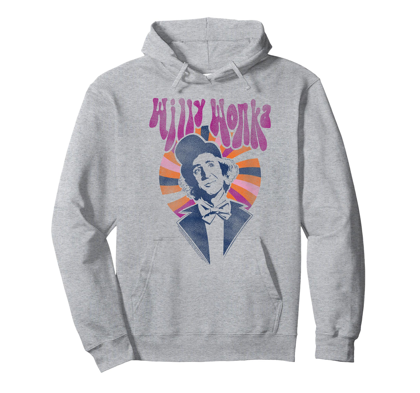 Willy Wonka and The Chocolate Factory Colorful Heart Movie T-Shirt