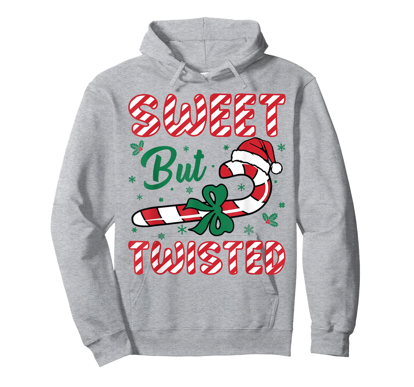 Sweet But Twisted Candy Cane Love Funny Christmas Men Women T-Shirt