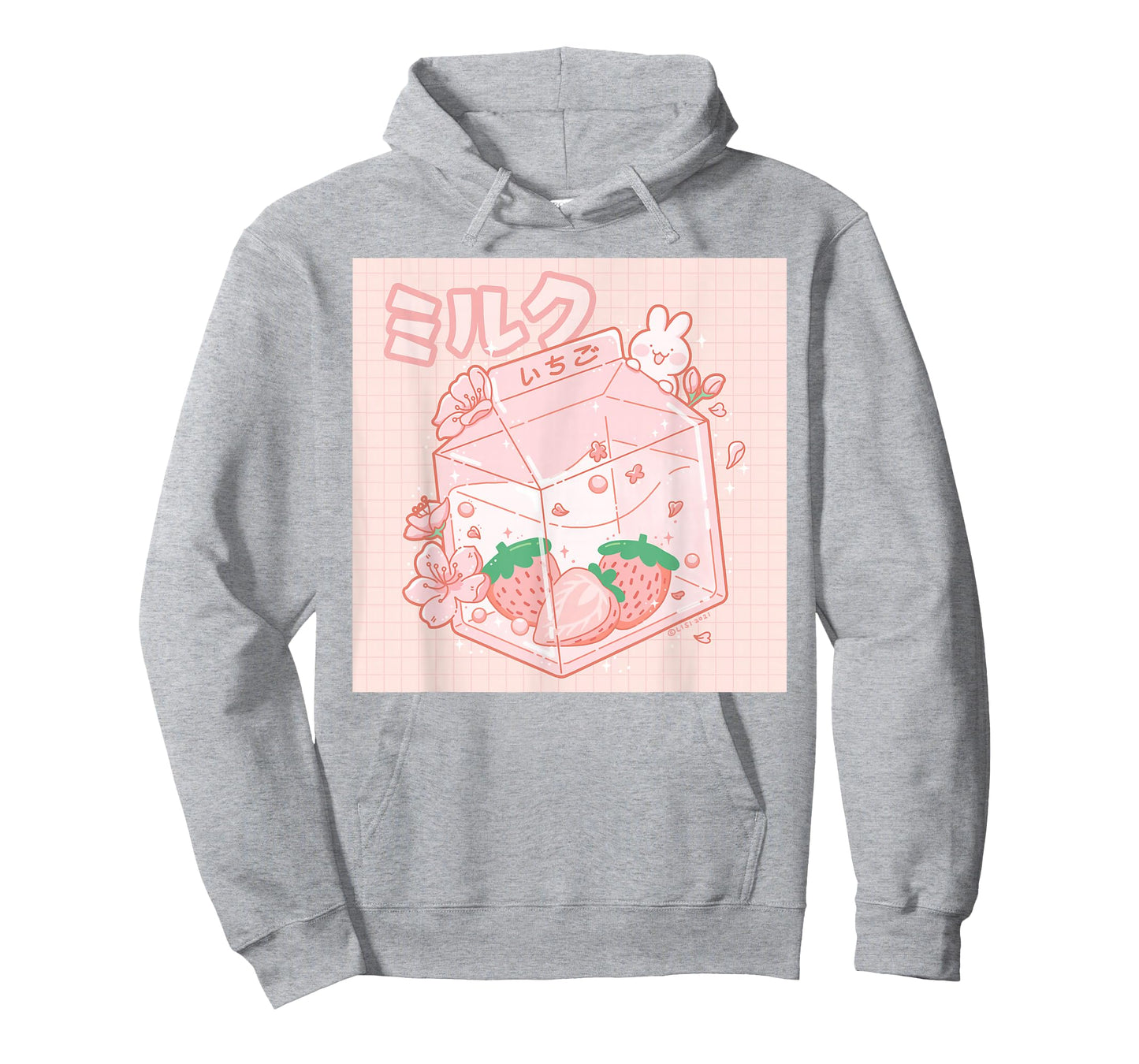 Strawberry Milk Japanese Kawaii Anime Aesthetic Pink T-Shirt