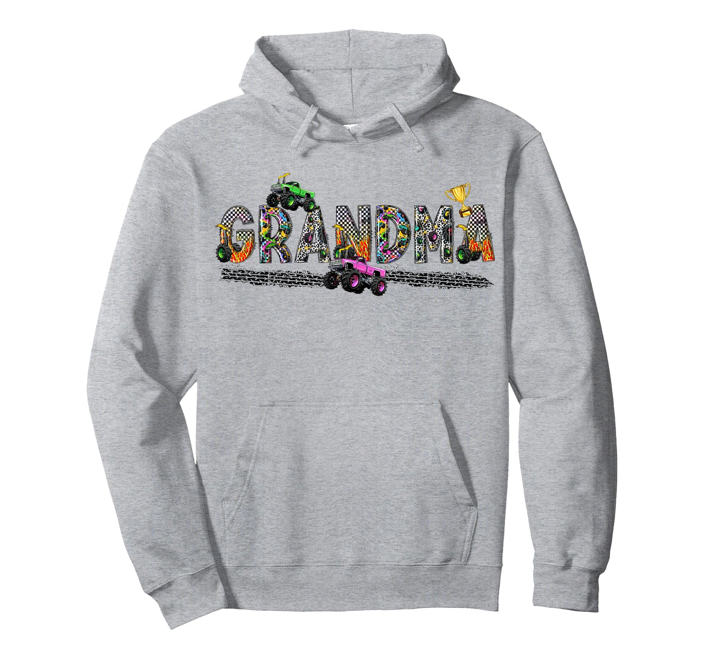 Grandma Of The Birthday Boy Monster Truck Birthday Squad T-Shirt