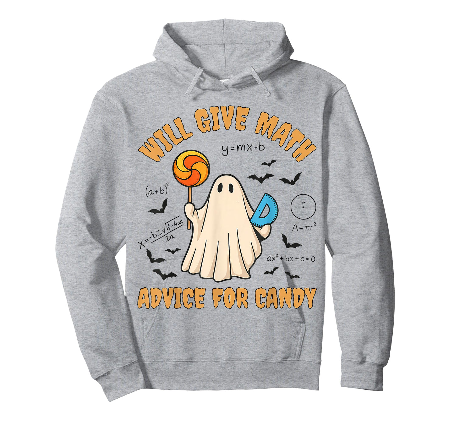 Will Give Math Advice for Candy Math Ghost Teacher Halloween T-Shirt