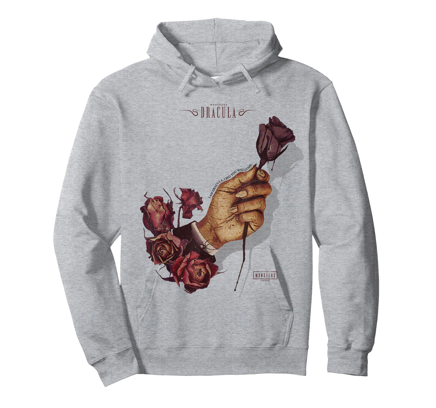 Universal Monsters Dracula’s Black Rose T-Shirt