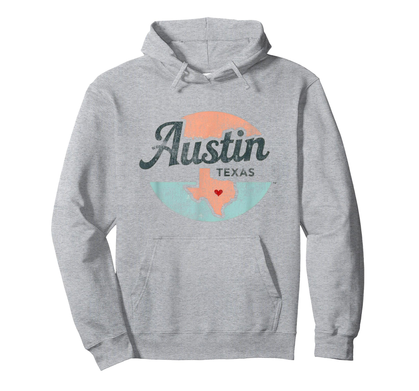 Austin Texas Retro Vintage Weathered Souvenir T-Shirt