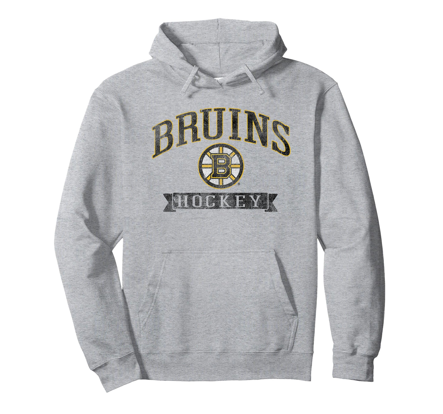 Boston Bruins Vintage Hockey Gray Officially Licensed T-Shirt