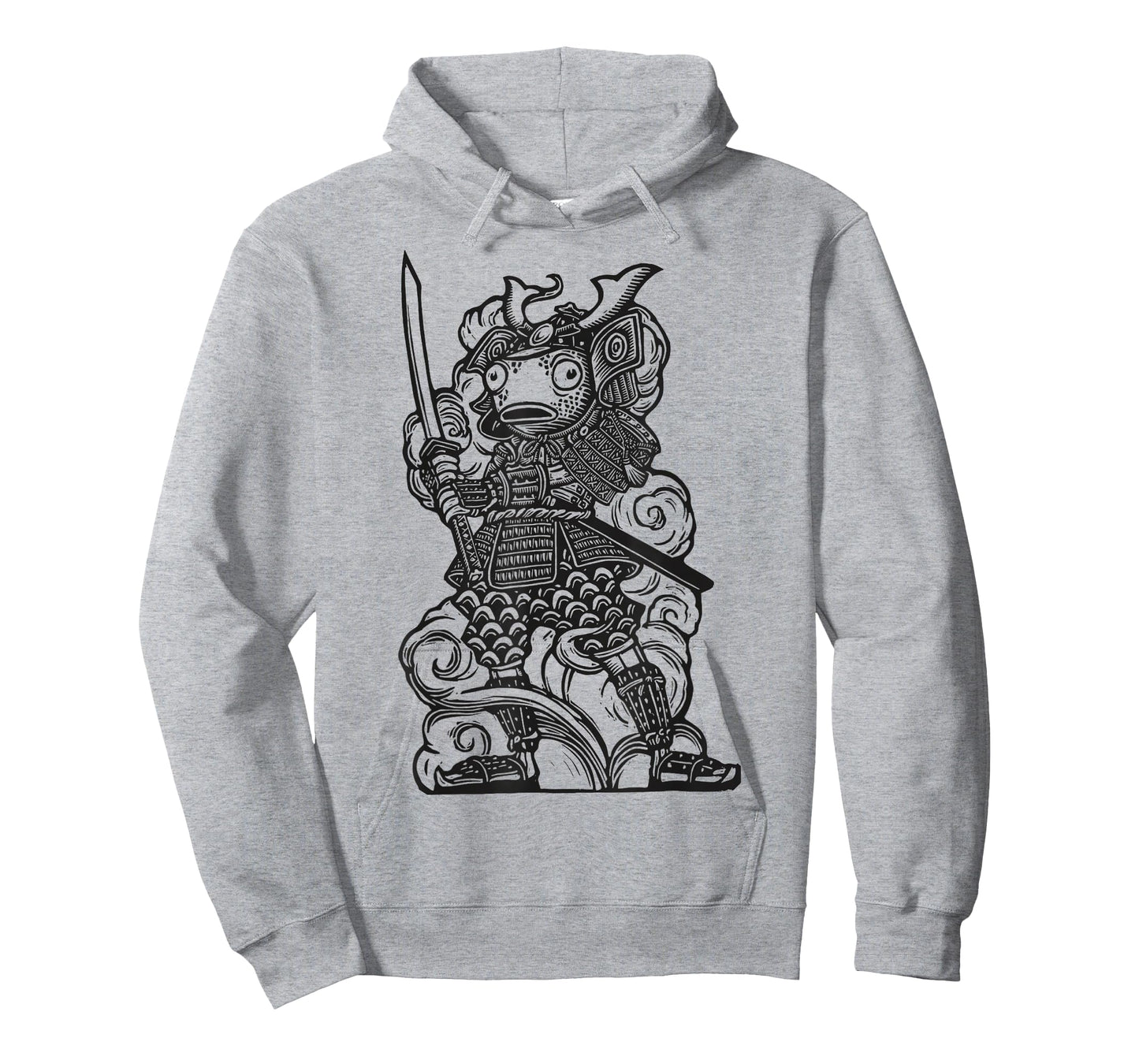 Fortnite Samurai Fishstick Black & White Print T-Shirt
