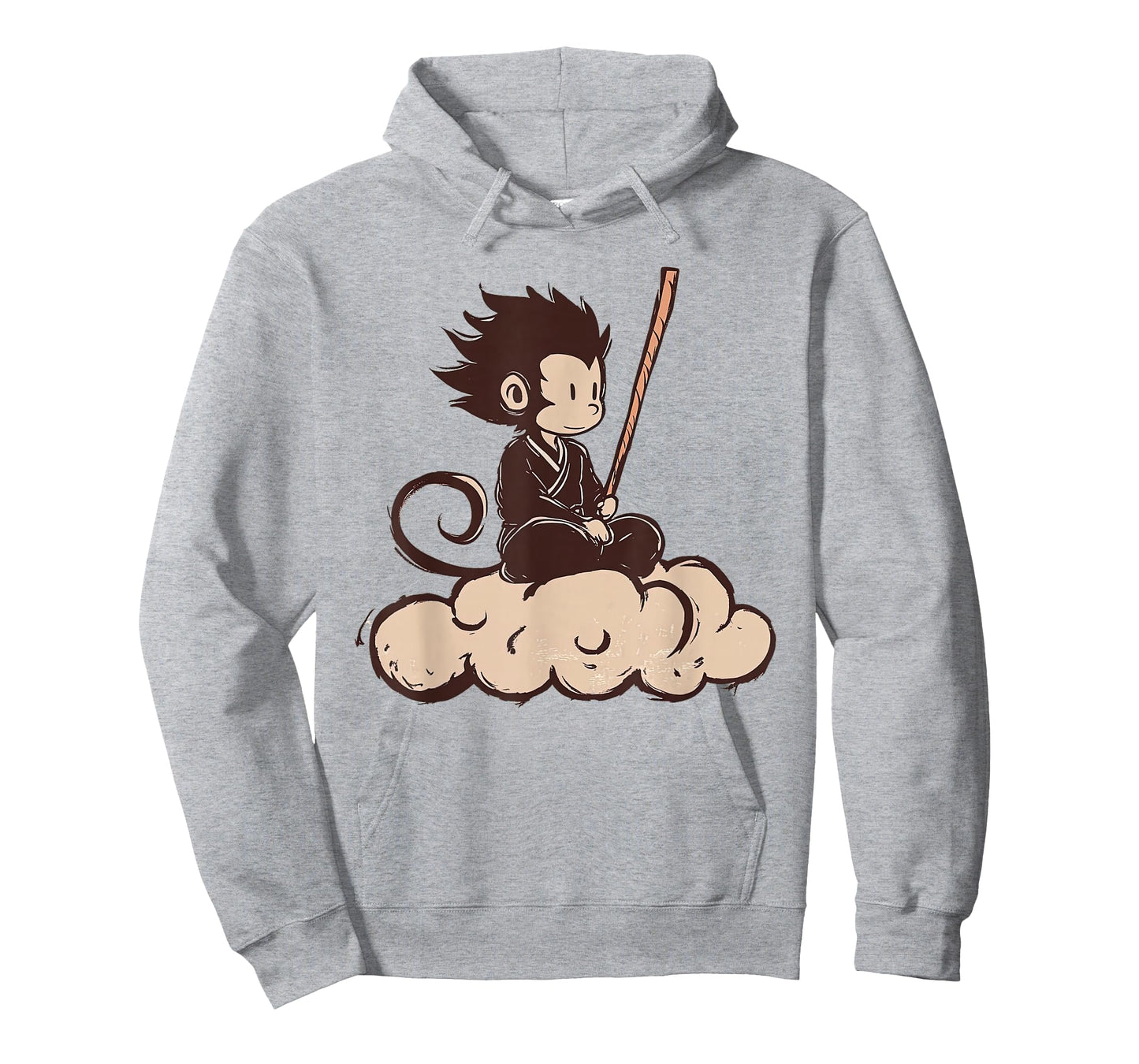 Sun Wukong on Cloud Monkey King Chinese Legend Martial Arts T-Shirt