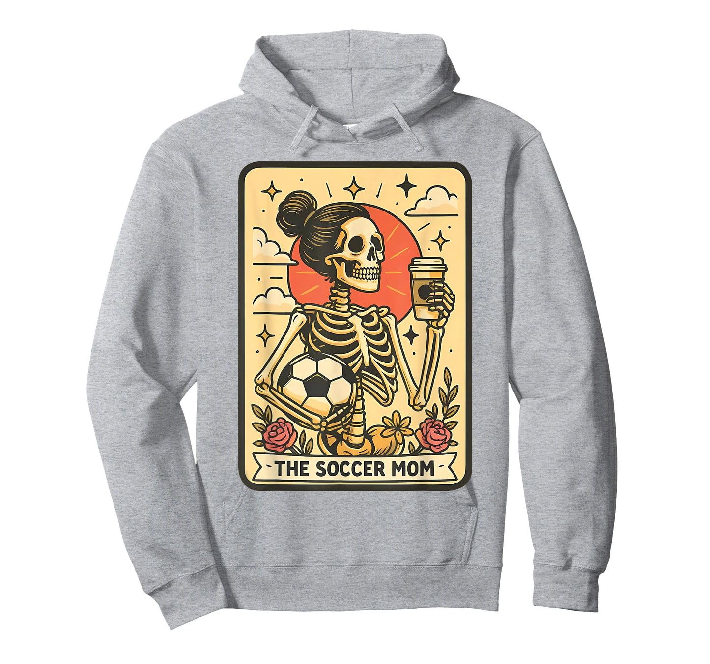 Halloween Soccer Mom Tarot Card Soccer Mama Sports Game Day T-Shirt