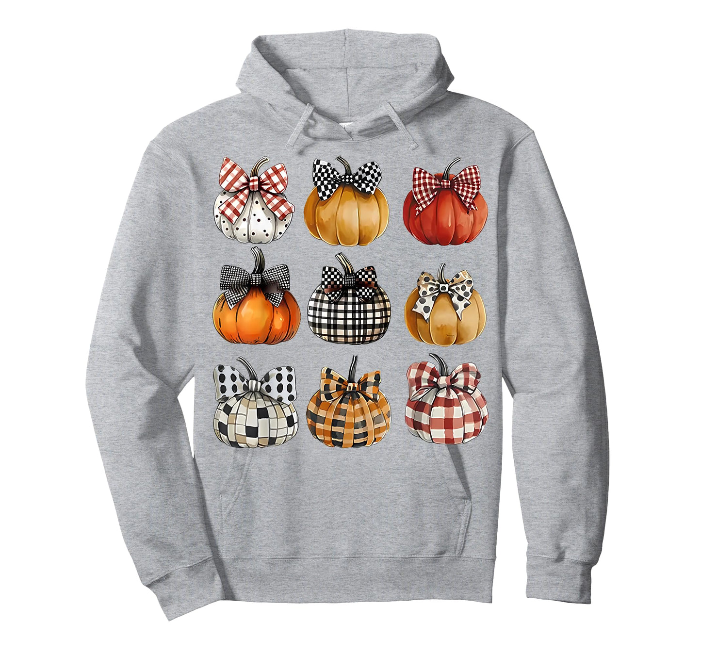 Coquette Bow Pumpkin Season Thanksgiving Autumn Fall Leaves T-Shirt