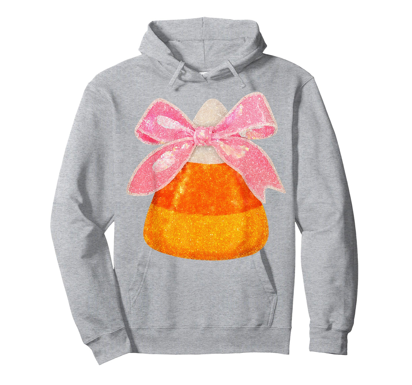 Halloween Candy Corn Coquette Bow Spooky Season Women Girls T-Shirt
