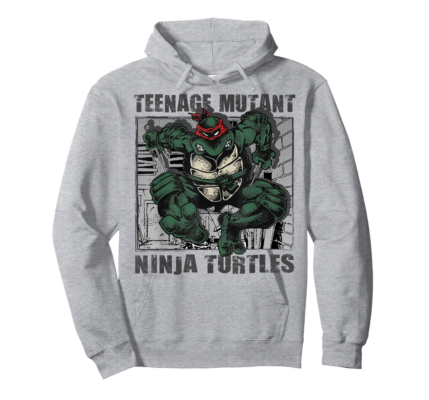 TMNT Comic Book Jump Raphael Retro Comic Book T-Shirt