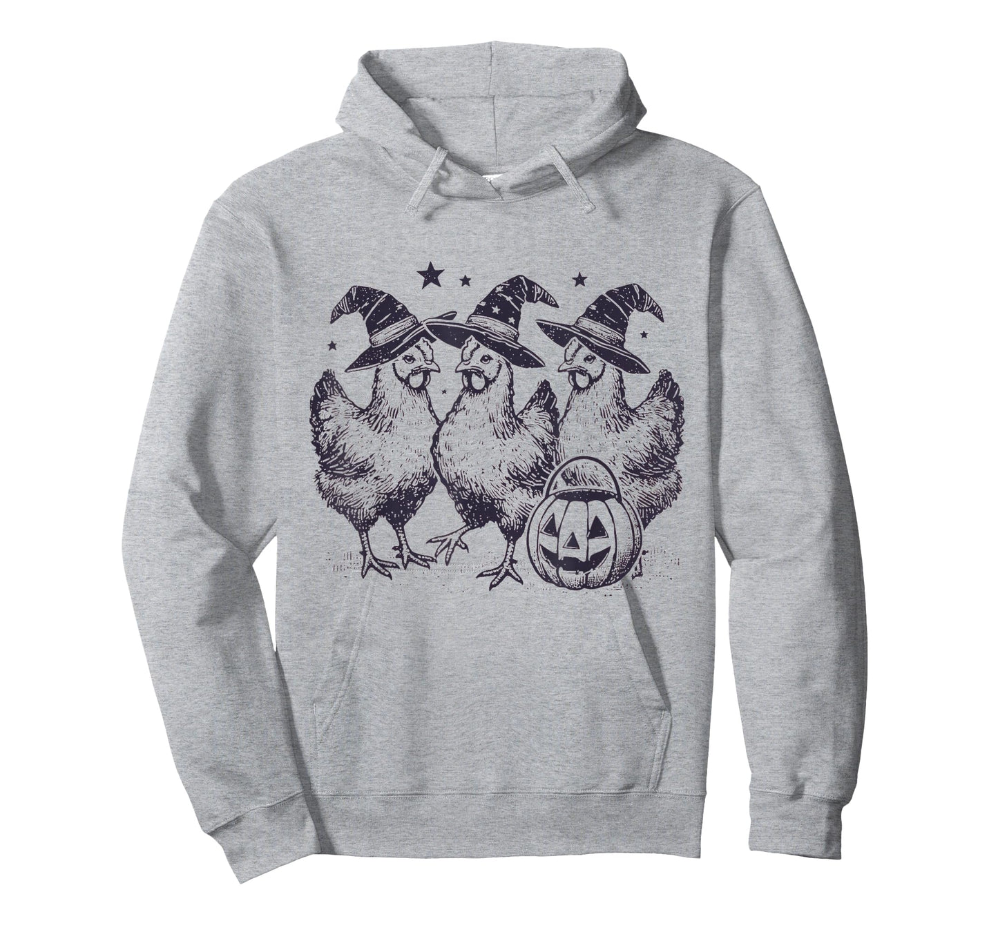 Funny Chicken Halloween Costume Spooky Season Chickens Witch T-Shirt