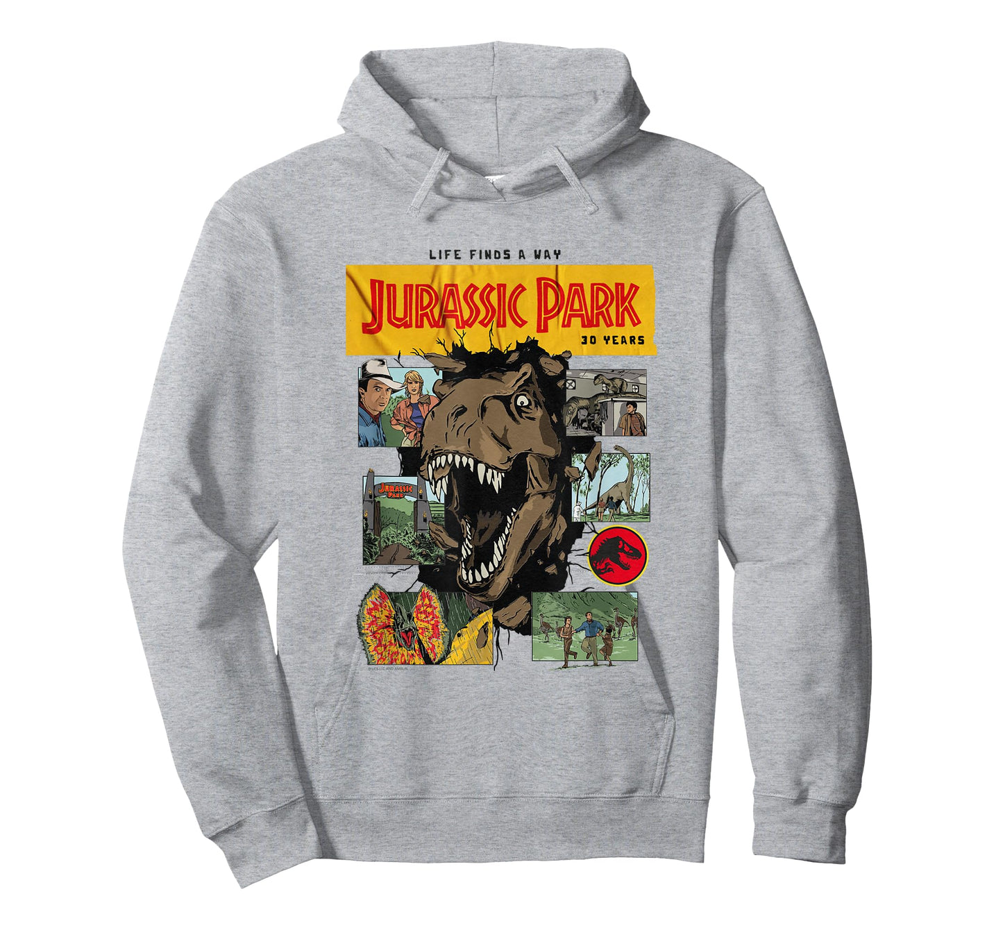 Jurassic Park 30th Anniversary Life Finds a Way T-Shirt