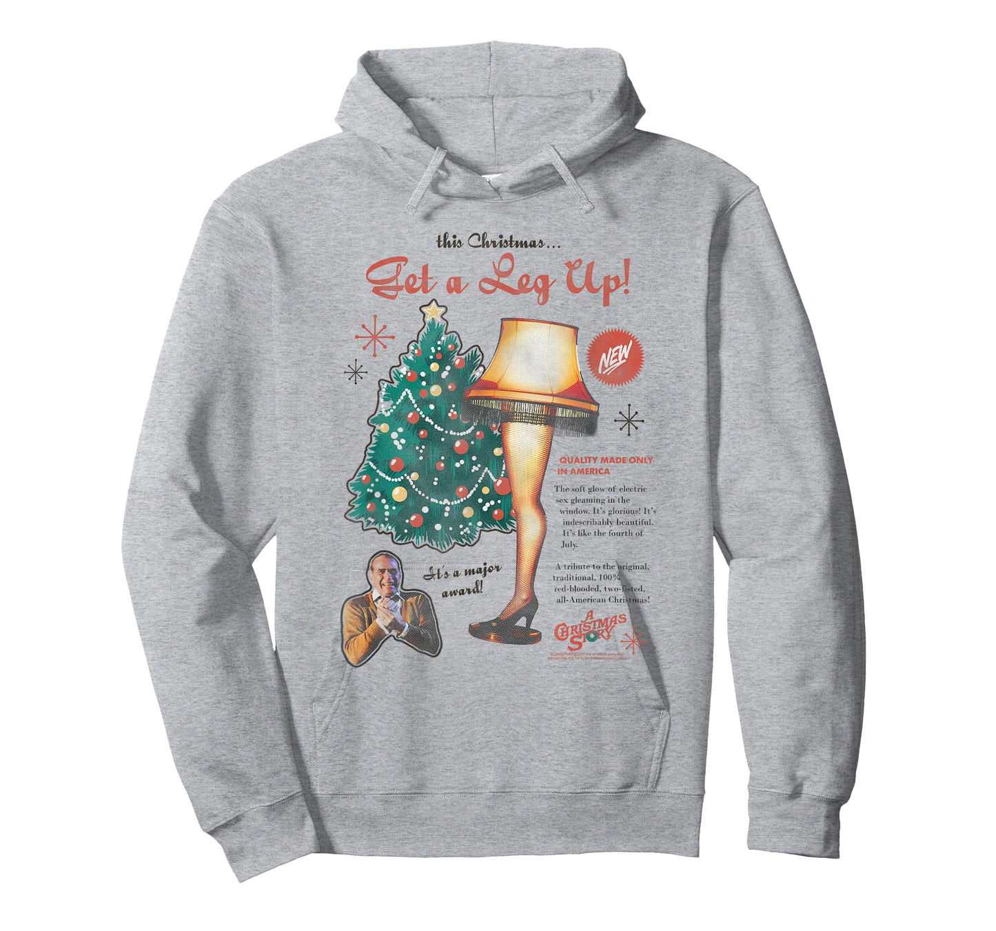 A Christmas Story Leg Lamp Retro Advertisement Holiday T-Shirt