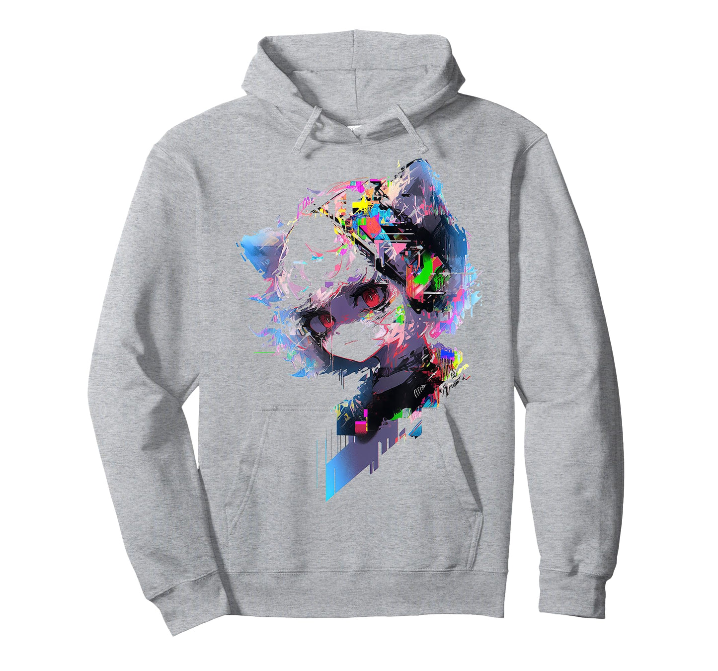 Anime Abstract Human Women Graphic Anime T-Shirt