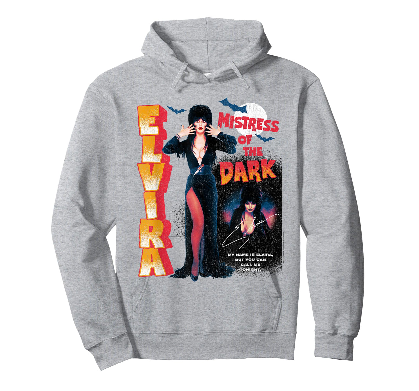 Elvira Mistress of the Dark Vintage Pin-Up Poster Retro T-Shirt