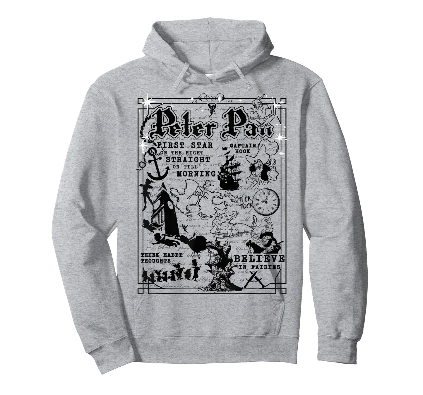 Disney Peter Pan A Traveler's Guide to Never Land T-Shirt T-Shirt