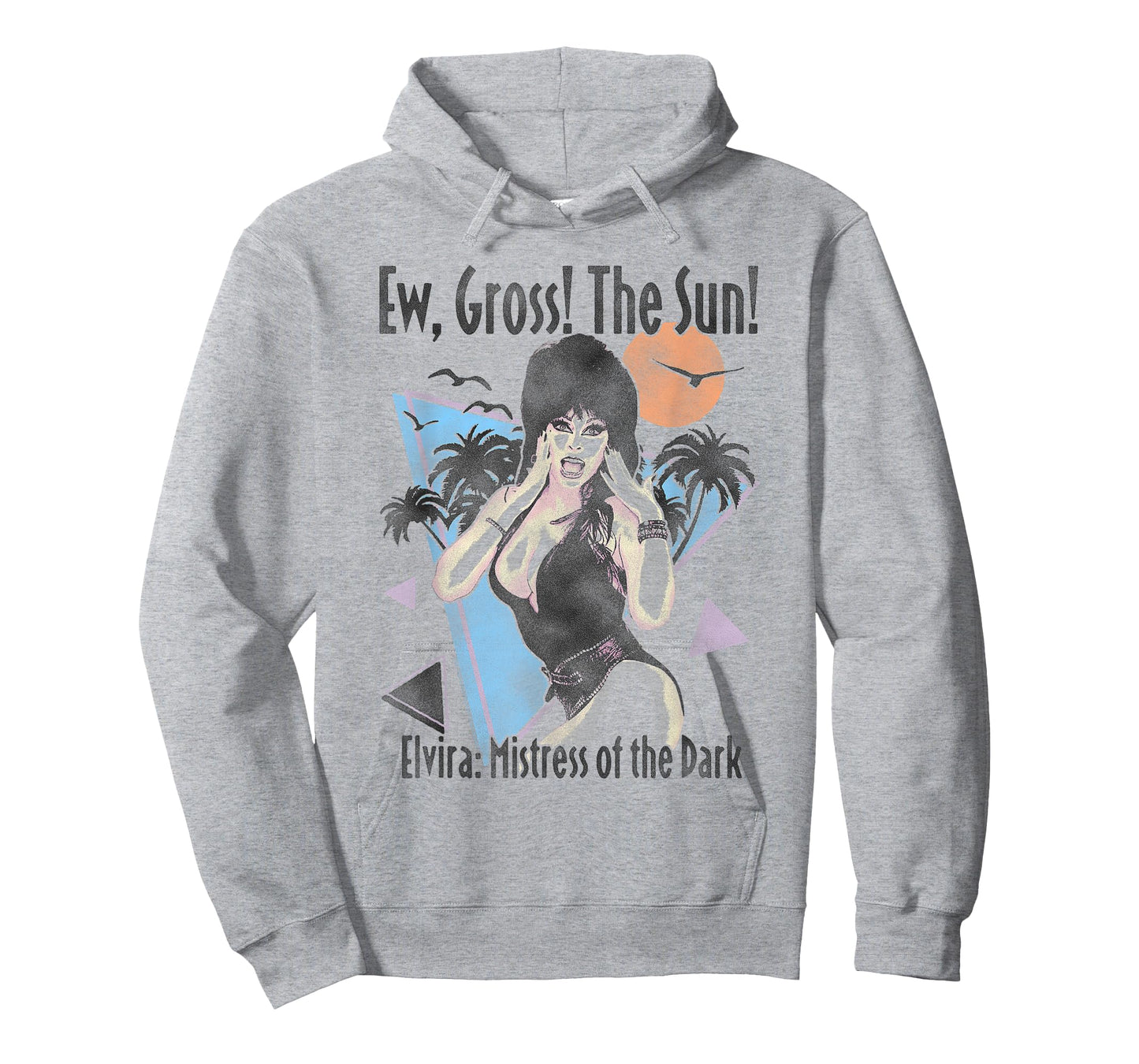 Elvira Ew Gross The Sun Funny Retro Summerween T-Shirt